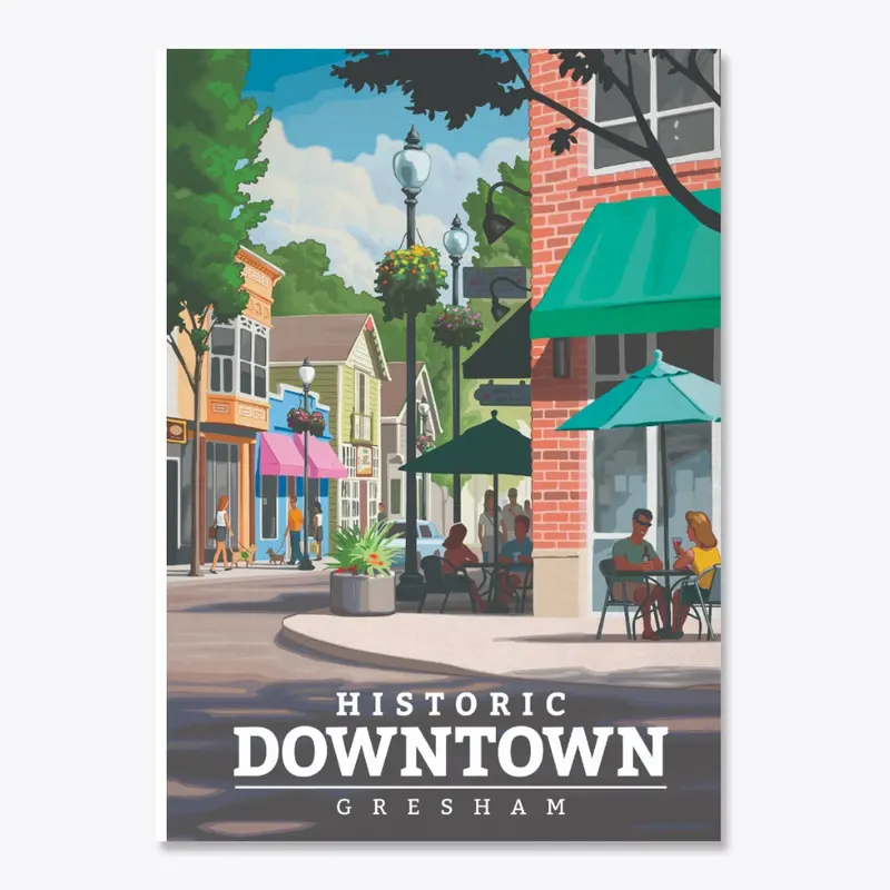 Historic Downtown Sticker