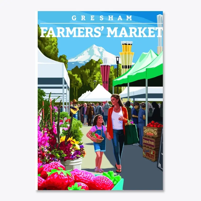 Gresham Farmers' Market Sticker